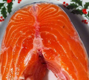 Рыба ( лосось) слабосоленая, домашнего приготовления