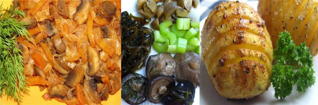 Успенский пост. Грибы, картофель