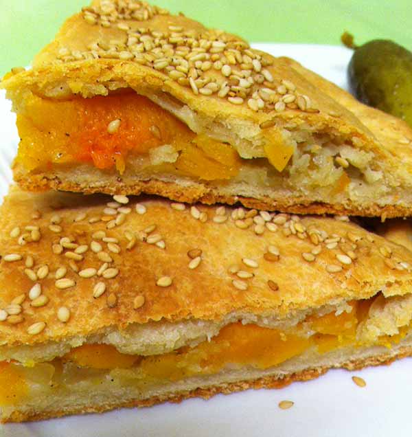 Пирог с тыквой и морковью