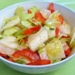 салат из дайкона с помидорами