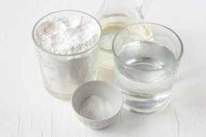 Вода, мука, масло, соль