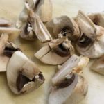 Каша из чечевицы с грибами.